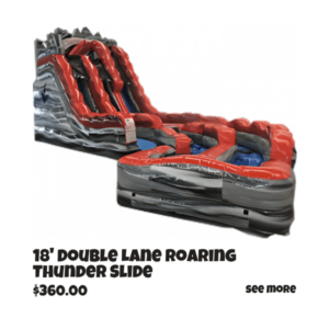 18' Double Lane Roaring Thunder Slide