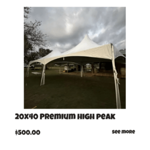 20x40 Premium high peak