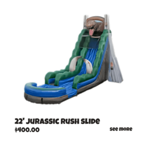 22' Jurassic rush slide