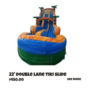 22' double lane tiki slide