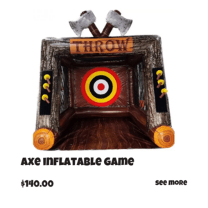 axe inflatable game