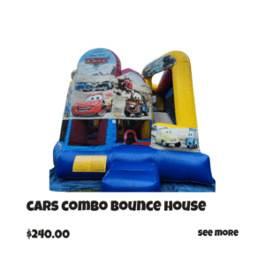 cars combo bounce house